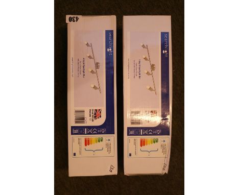 2 Boxed 4 Light Spotlight Bars 