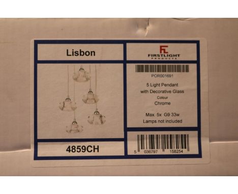 Boxed Lisbon 5 Light Pendant 