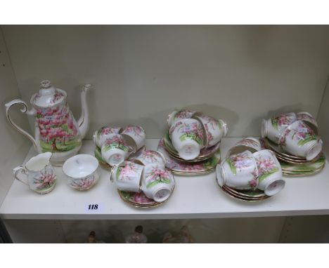 Royal Albert Blossom Time pattern Coffee and Tea Service 