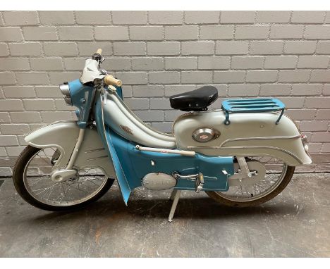 Vintage Flandria moped from around 1960s. Flandria was a well-known manufacturer that originated from the Claes brothers. The