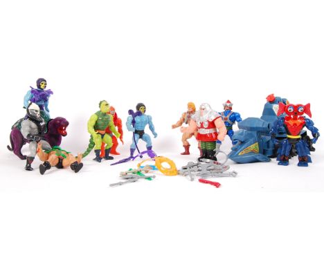 A collection of 10 x assorted Mattel made He-Man Masters Of The Universe ( MOTU ) toy action figures to include 2 x Skeletor 