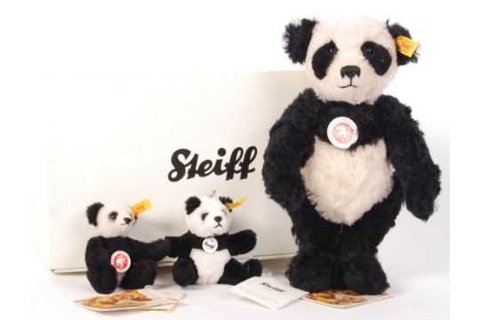 steiff panda bear value