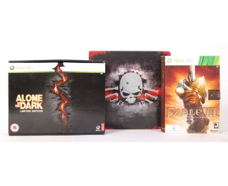 A collection of 3 x Xbox 360 games console ' Special Edition ' collector's boxed games to include; ' Fable III ' (containing 