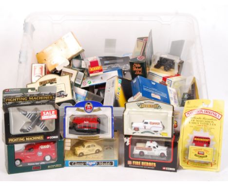 A large collection of assorted boxed diecast models - various makes and models, to include; Corgi James Bond, Eddie Stobart, 