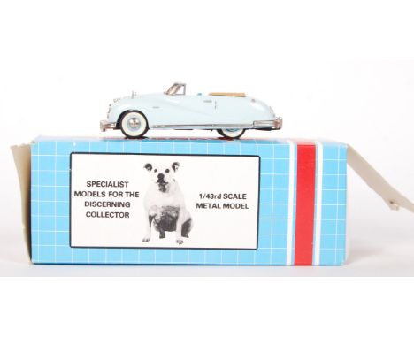 A rare original ' Minimarque ' made "43" series diecast 1:43 scale model car. The car being an ' Austin Atlantic A90 Converti