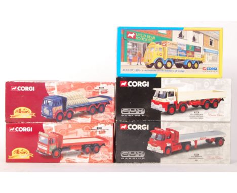 A good collection of assorted original Corgi diecast scale model vehicles - all hauliers - from various series, to include; E