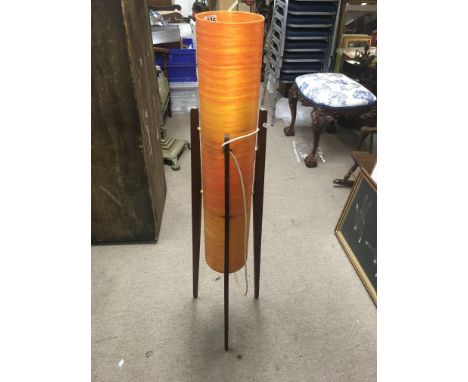 A 1960's retro standard lamp
