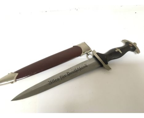A German Third Reich Dagger SA with standard etched blade