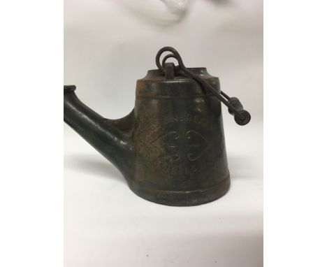 A wells oil lamp .