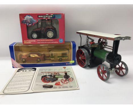 Mamod steam engine &amp; Corgi toy boxed &amp; Britains