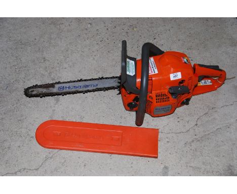 "Husqvarna" petrol chainsaw.