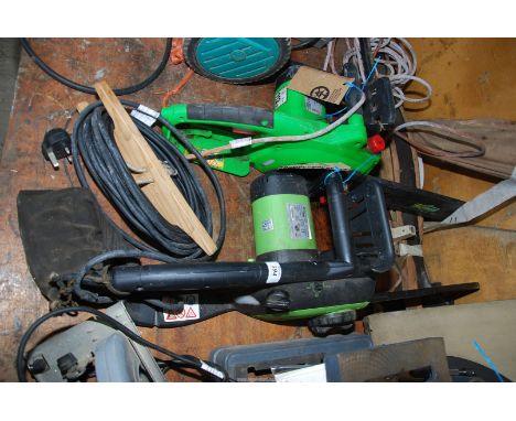 Two Flora Best electric chainsaw .FKS 2200/8 and FKS  2200/5