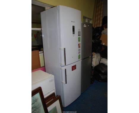 A "Hotpoint" fridge freezer,
