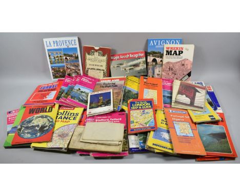 A Collection of Various Ordnance Survey, Travel and Road Maps 