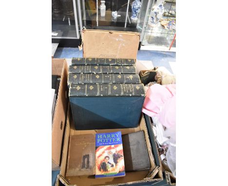A Collection of Books to Include Four Volumes French Dictionary, The Portrait Gallery of Puglists of England, America, Austra