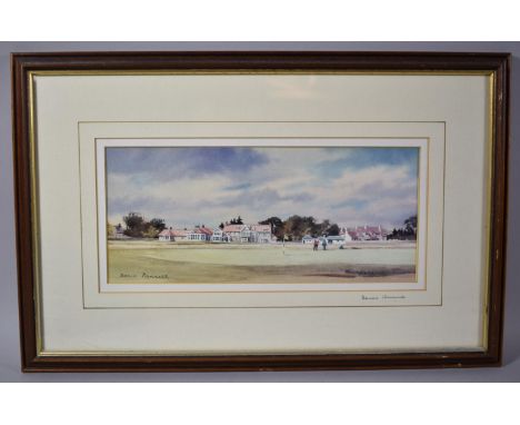 A Framed Denis Pannett Golfing Print, Signed in Pencil to the Border 