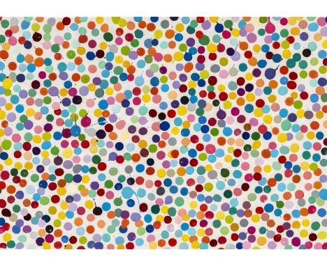 Damien Hirst (British 1965-), '8260. Her Miserable Cry (The Currency)', 2016, enamel paint on handmade paper, contained in th