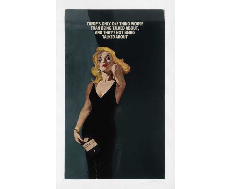 Connor Brothers (British Duo), 'There's Only One Thing Worse Than Being Talked About', 2021, giclee with silkscreen varnish o
