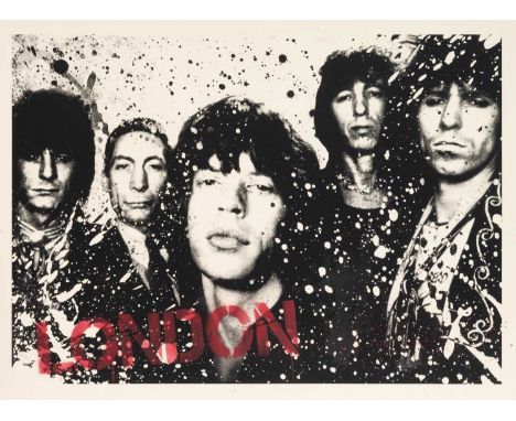 Mr Brainwash (French 1966-), 'The London Years (Rolling Stones)', 2009, hand embellished screenprint in colours on archival a