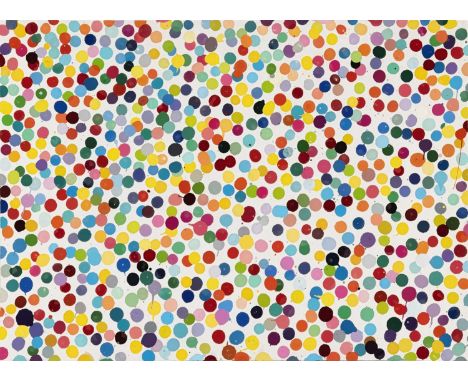 Damien Hirst (British 1965-), '8944. It's All About Them (The Currency)', 2016, enamel paint on handmade paper, contained in 