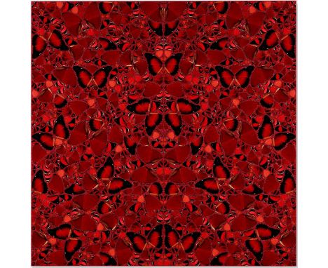 Damien Hirst (British 1965-), 'Theodora (H10-3)', 2022, giclée print on aluminium composite, screen printed with glitter, all