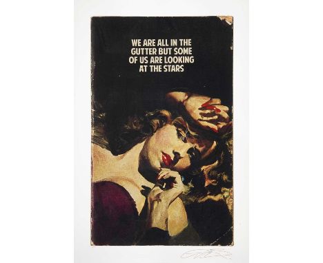 Connor Brothers (British Duo), 'We Are All In The Gutter', 2021, pigment print with silkscreen varnish on wove paper, signed,