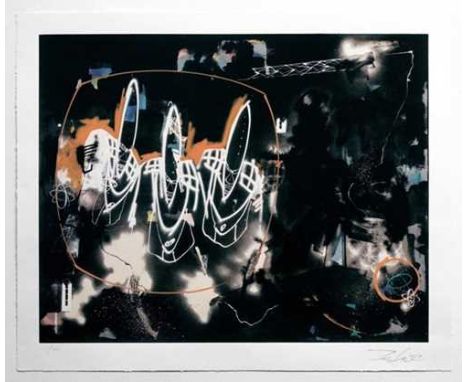 Futura (American 1955-), 'The Good, The Bad And The Ugly', 2022, silkscreen in colours on 320g Coventry Rag Paper, signed and