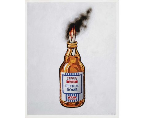 Banksy (British 1974-), ‘Tesco Value Petrol Bomb’, 2011, offset lithograph in colours on smooth wove paper, from an un-number