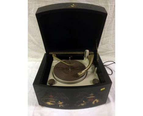 Rare Pye Japanese lacquered record player