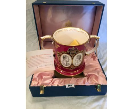 Spode Royal 25th Wedding Anniversary Loving Mug, no.132/500 (boxed)