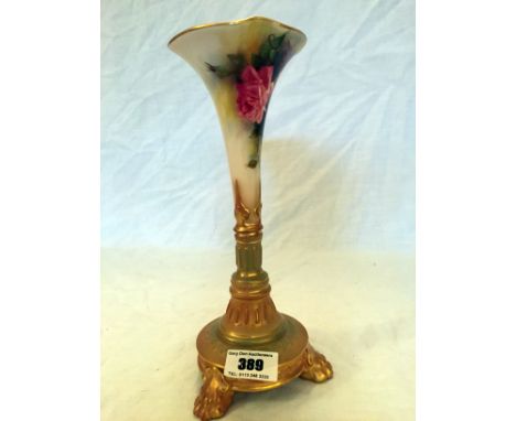 Royal Worcester flower eperne 24 cm height