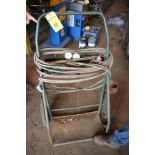 OXY ACETYNE BURNING UNIT SET (HOES, TIPS, GAUGES, CART)