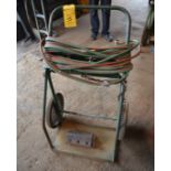 OXY ACETYNE BURNING UNIT SET (HOES, TIPS, GAUGES, CART)