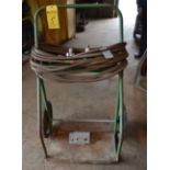 OXY ACETYNE BURNING UNIT SET (HOES, TIPS, GAUGES, CART)