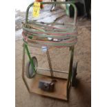 OXY ACETYNE BURNING UNIT SET (HOES, TIPS, GAUGES, CART)