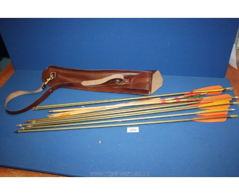 A Bow and Quiver containing ten arrows