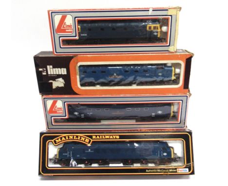 [OO GAUGE]. FOUR B.R. DIESEL LOCOMOTIVES  comprising a Mainline No.37051, B.R. Class 45 1co-co1 diesel locomotive 'The Manche