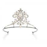 Historische Perl-Diamant-Tiara