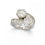 Toi et Moi Diamant-Ring