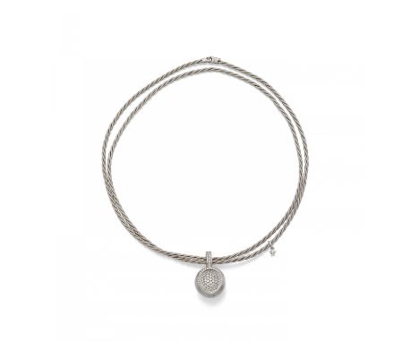 WELLENDORFFMagic Pendant. Diamant-Collier. Herkunft: Deutschland. Datierung: 2011. Material: 750/- Weißgold, Punze. Gesamtgew