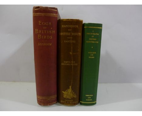 Henry Seebohm: 'Coloured Figures of the Eggs of British Birds', Sheffield, 1896, 1st edition, photogravure portrait frontis +