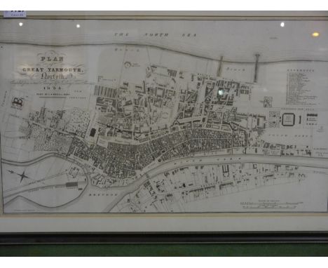 L.A. Meall (Published): "Plan of Great Yarmouth, Norfolk, compiled from actual surveys by J. Laing, Town Surveyor 1855", engr