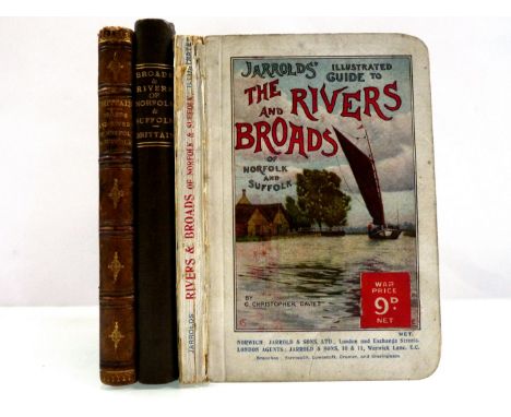 Harry Brittain: 'Notes on the Broads and Rivers of Norfolk &amp; Suffolk', Norwich, circa 1890, 5th edition, ownership signat