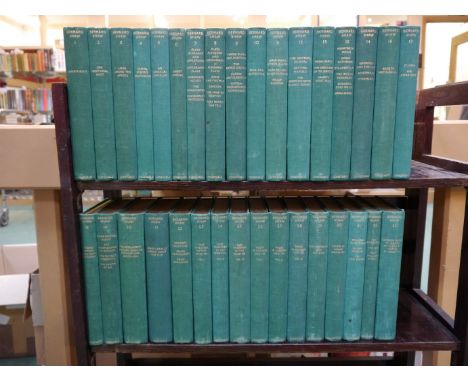 George Bernard Shaw: 'The Works', London, Constable, 1930-1938, limited edition (1,025), 33 volume set, uniform original gree
