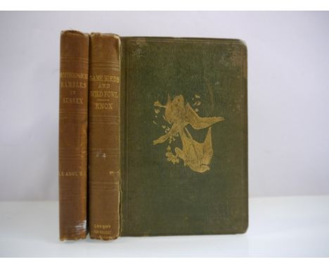 Arthur Edward Knox, 2 titles: 'Game Birds and Wild Fowl; their Friends and their Foes', London, 1850, 1st edition, 4 litho pl