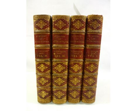 George Lipscomb: 'The History and Antiquities of the County of Buckingham', london, J. &amp; W. Robins, 1847, 4 volumes, 46 p