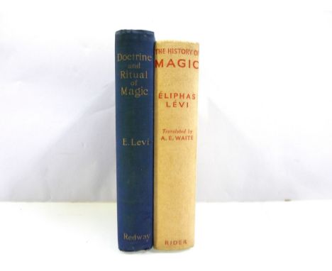 Eliphas Levi [i.e. Alphonse Louis Constant], 2 titles: 'Transcendental Magic, Its Doctrine and Ritual', London, Redway, 1896,