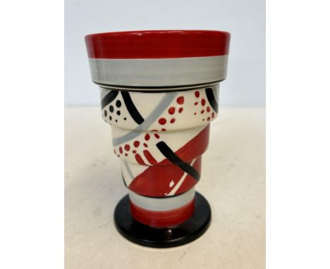 Wedgwood Clarice Cliff deco vase 