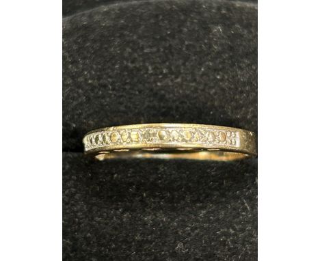 9ct gold ring Size O