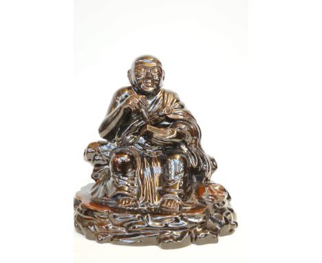 Large ceramic figure of a monk Height 42 cm 